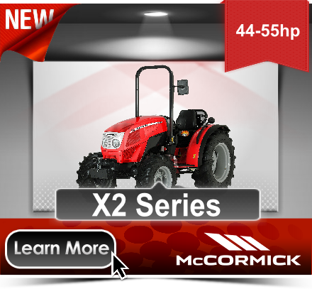 The McCormick X2 Compact Tractor range from AgriArgo UK Limited